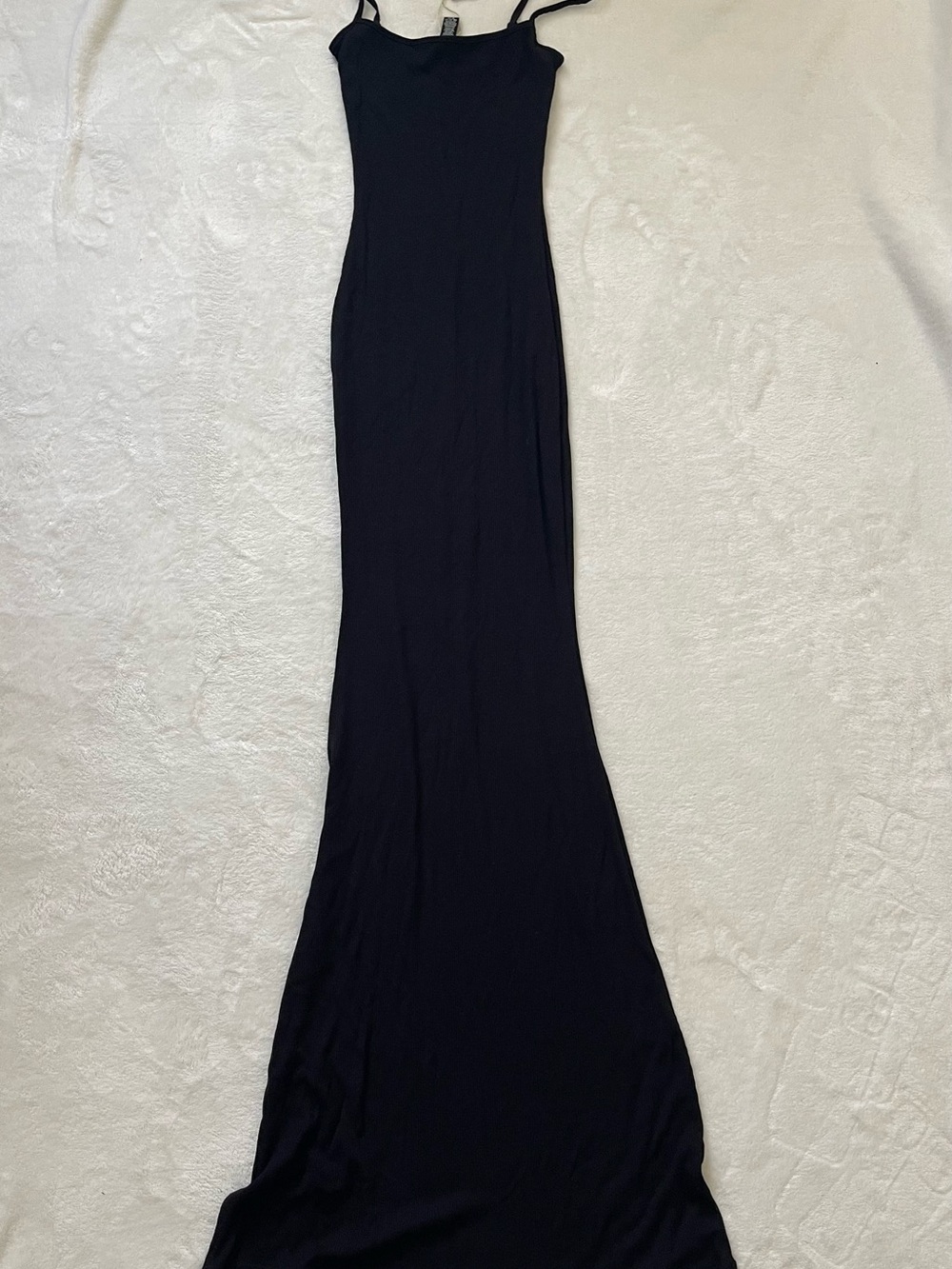 SKIMS Soft Lounge Onyx Long Slip Dress - Picture 2 of 3